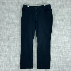 Chico's Platinum Denim Womens Size 0.5 (6) altered hem Jeans 2634